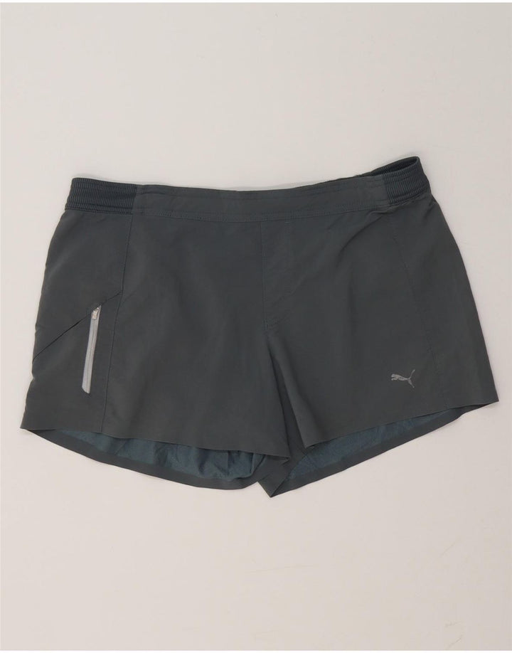 Puma Sportsshorts til kvinder UK 14 Large Grå Polyester