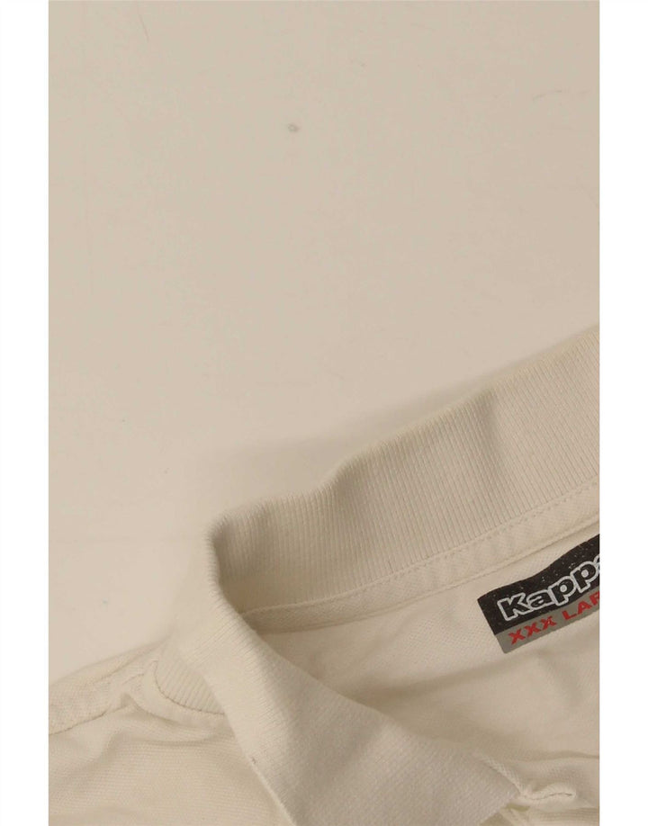 Kappa Polo Shirt til mænd 3XL Hvid