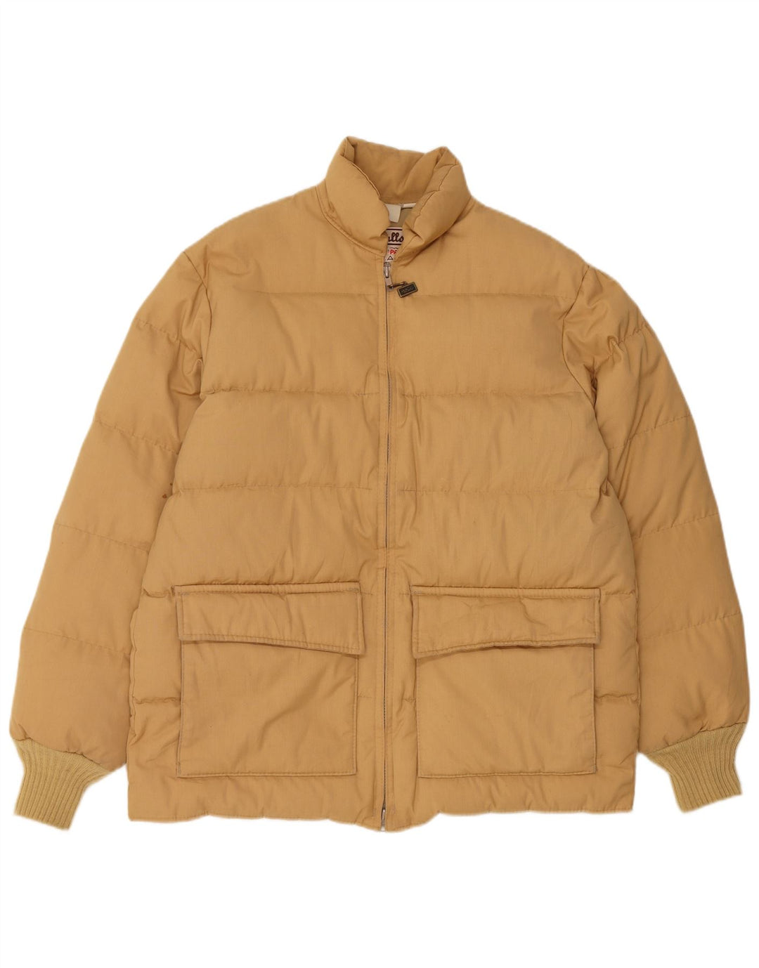 Vægge Herre polstret jakke UK 40 Large Beige Winter