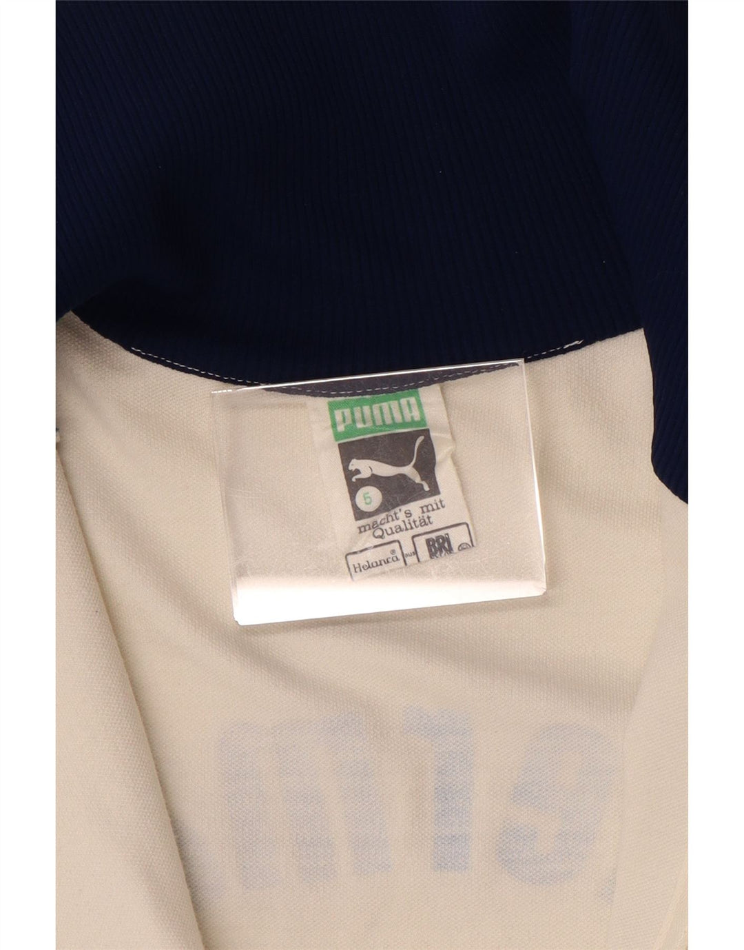 Puma Grafisk træningsdragt topjakke til kvinder UK 16 Stor hvid farveblok