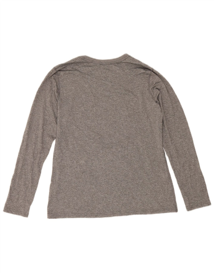 Nike Herre Zionsville Eagles Grafisk Top Langærmet Medium Grey Flecked