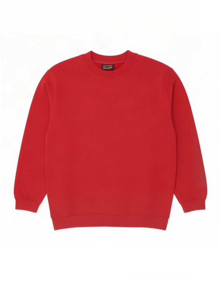 Wrangler Sweatshirt til mænd, stor rød bomuld