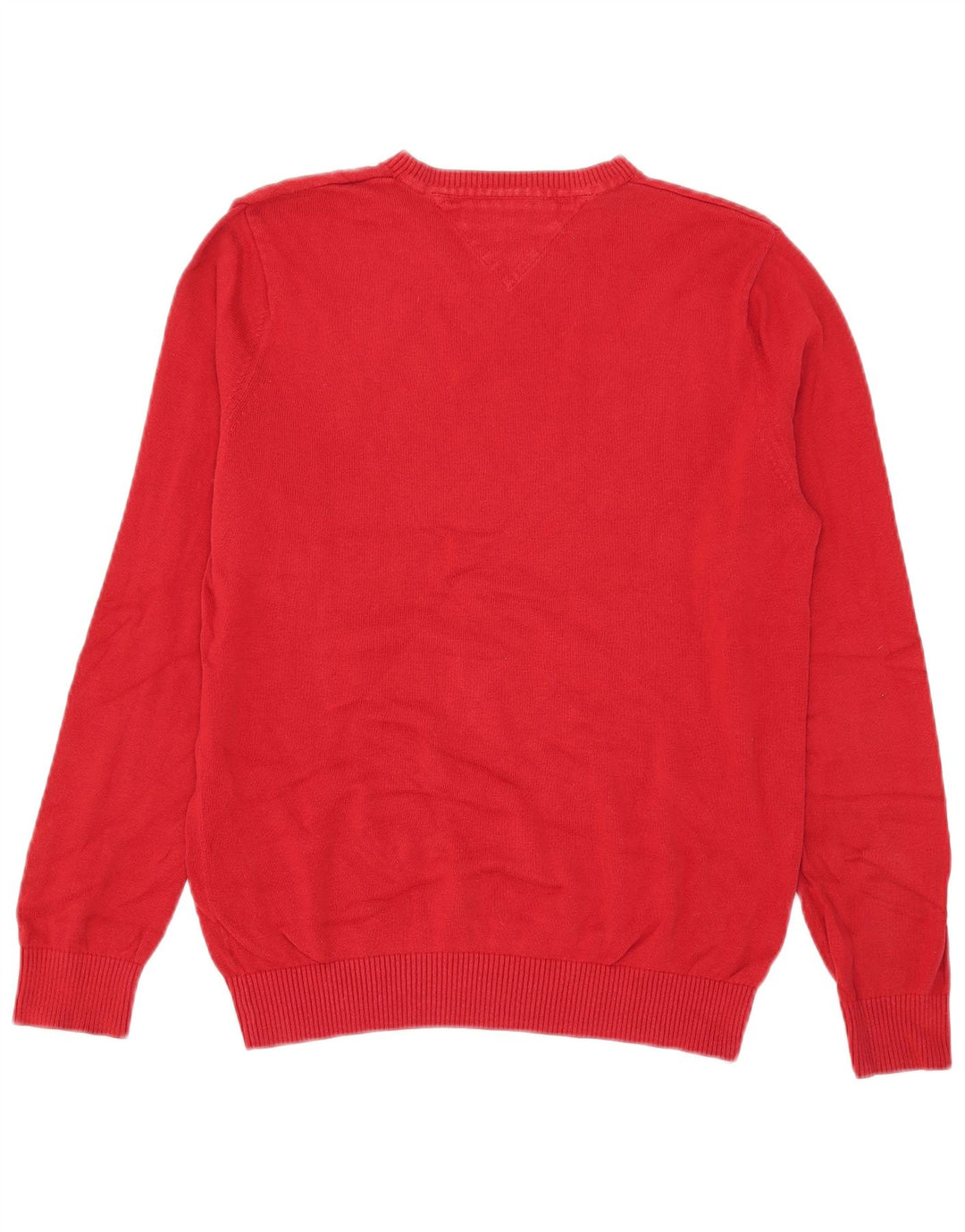Tommy Hilfiger Herre V-hals sweater lille rød bomuld