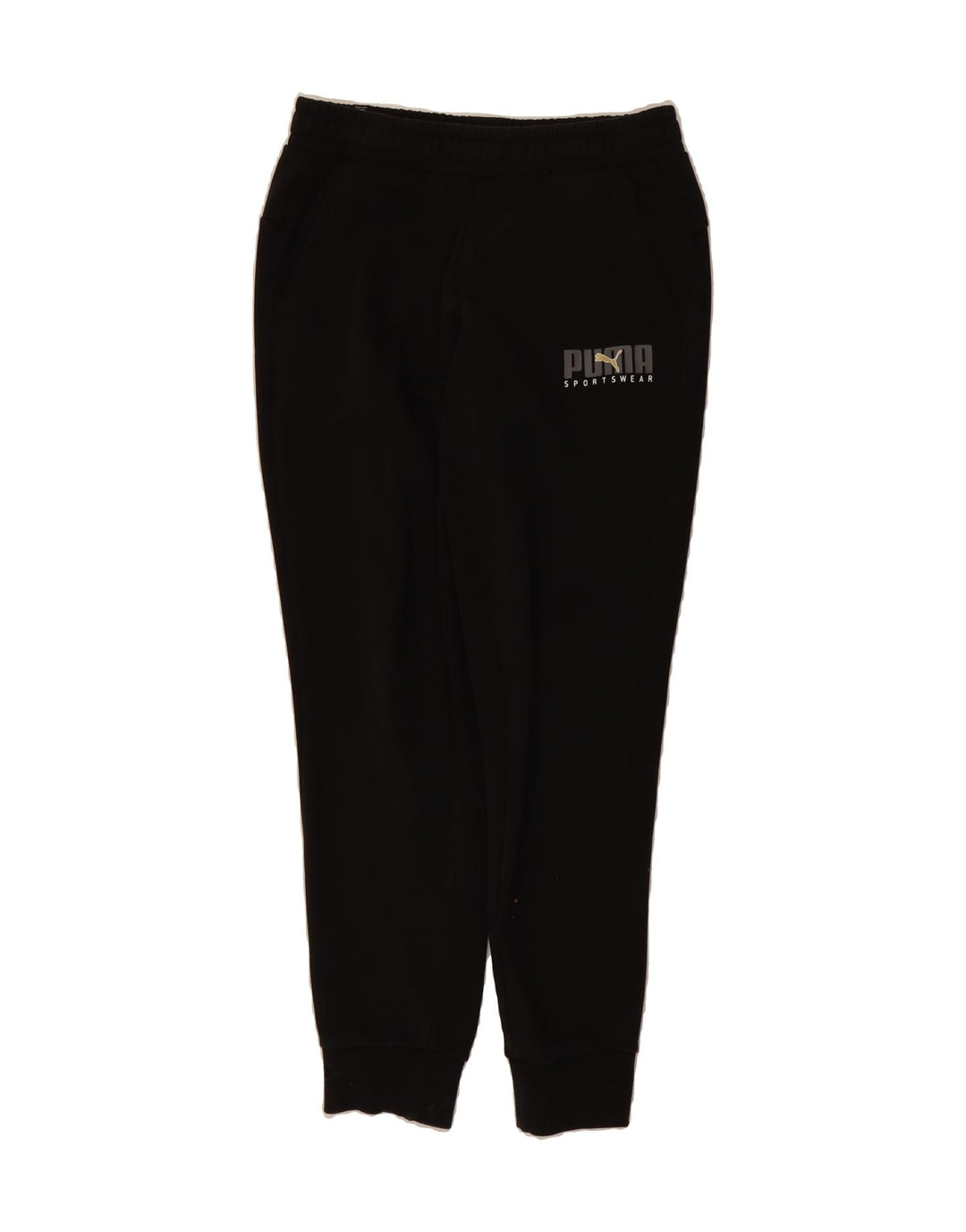 PUMA Mens Tracksuit Trousers Joggers Medium  Black Cotton Vintage Puma and Second-Hand Puma from Messina Hembry 
