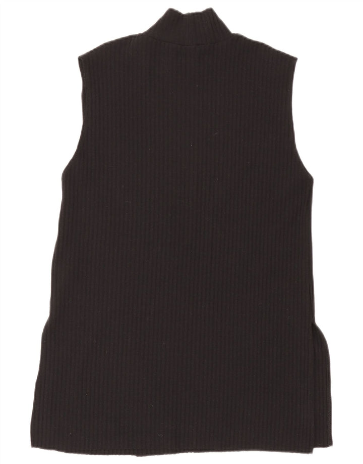Zara Dame Vest Tank Top UK 12 Medium Sort Polyester