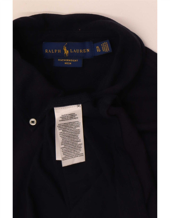 Ralph Lauren herreskjorte XL marineblå bomuld
