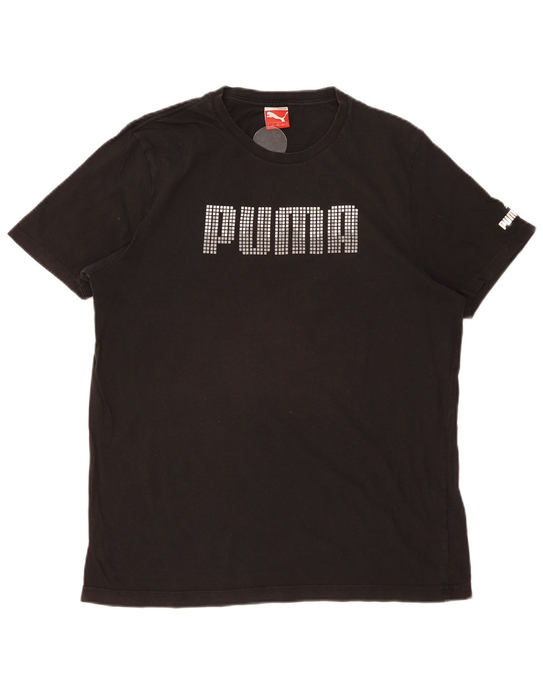 PUMA Grafisk T-shirt top til mænd, stor sort