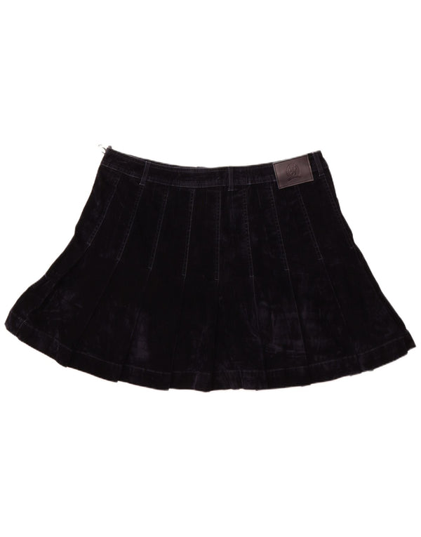 TOMMY HILFIGER Dame lavtaljet mininederdel EU 50 3XL W40 Marineblå Bomuld