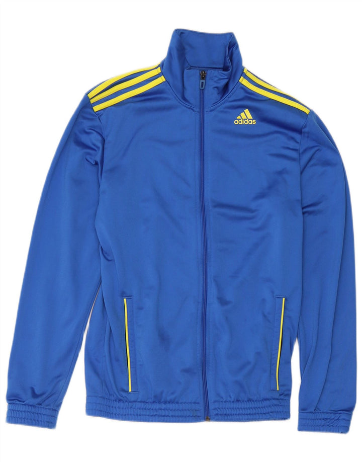 Adidas Træningsdragt til mænd Topjakke UK 36/38 Lille blå polyester