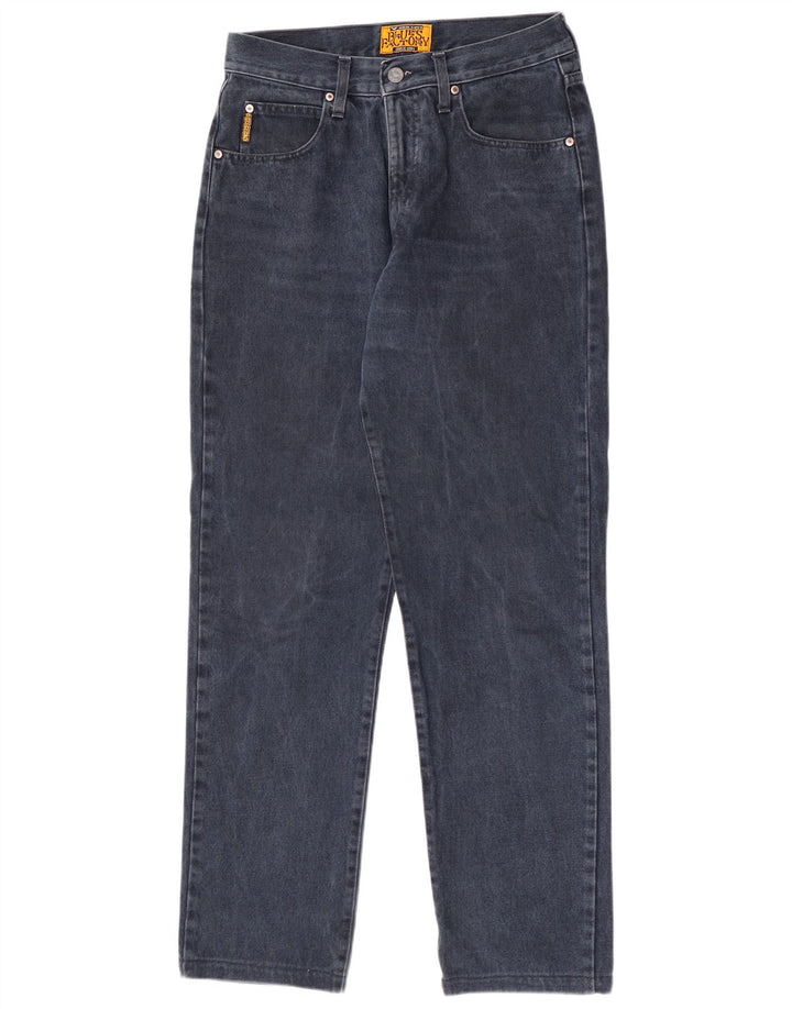Armani Dame Straight Jeans W32 L32 Marineblå Bomuld