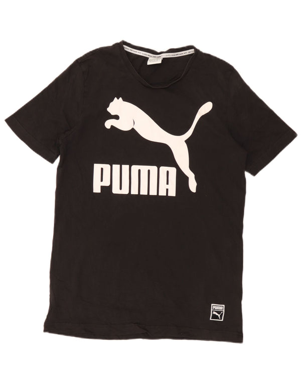 Puma Herre Grafisk T-Shirt Top Lille Sort