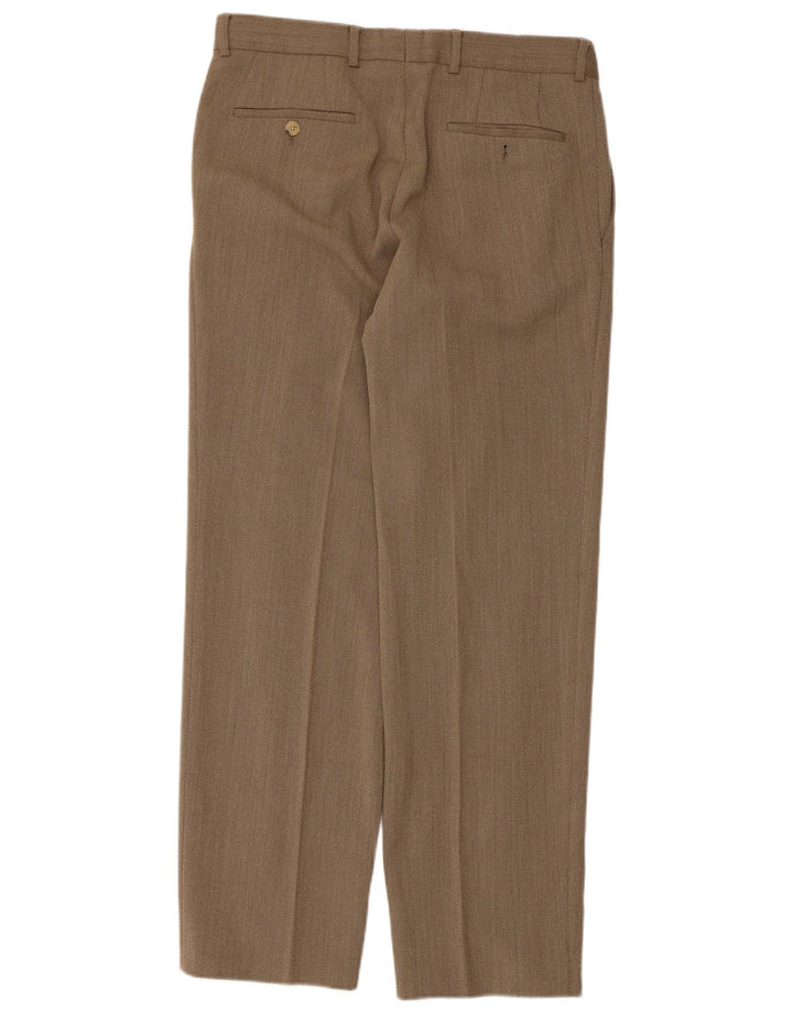 Hugo Boss Herre Lige jakkesæt bukser IT 48 Medium W34 L30 Brun