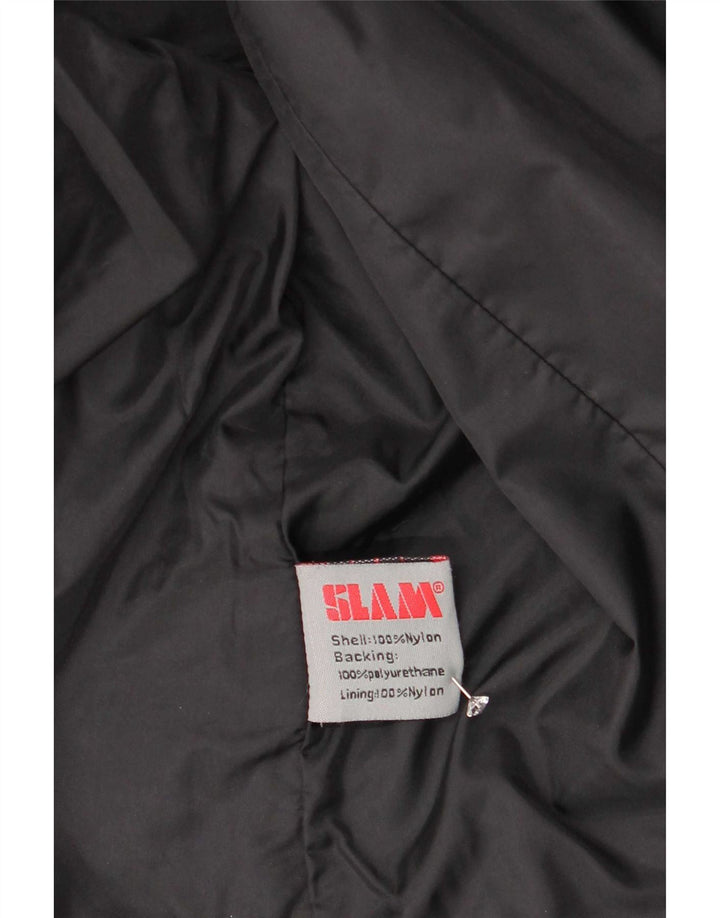 Slam Dame Hooded Parka Jacket UK 18 XL Sort Nylon