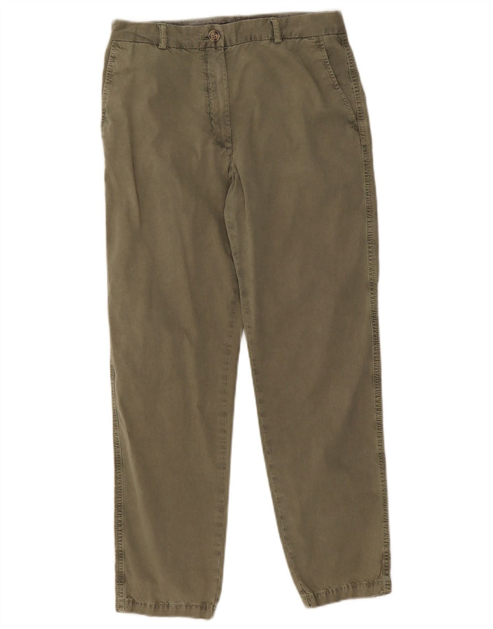 Marks & Spencer Dame Slim Chino Bukser W28 L26 Khaki Spotted