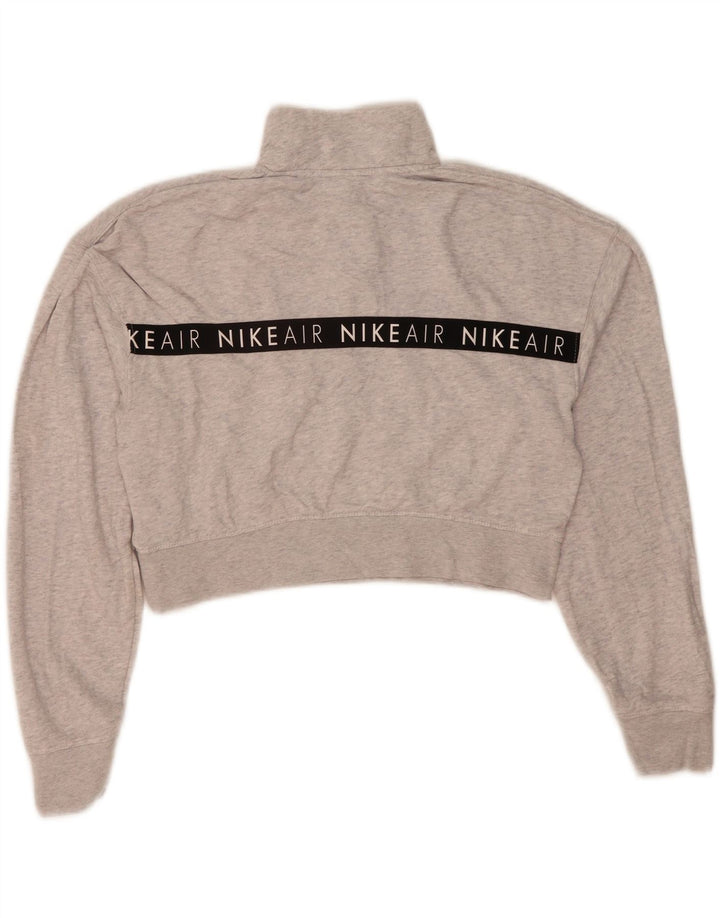 Nike Dame Nike Air Graphic Sweatshirt Jumper UK 14 Medium Grå