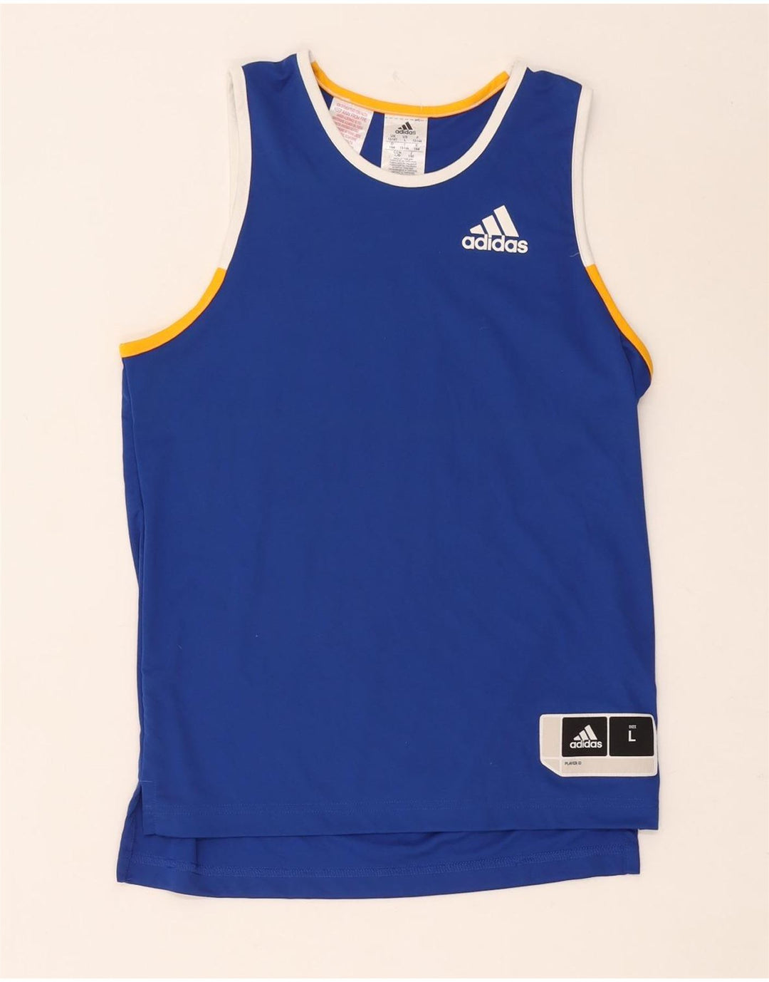 Adidas Drengevest Top 13-14 År Blå Polyester