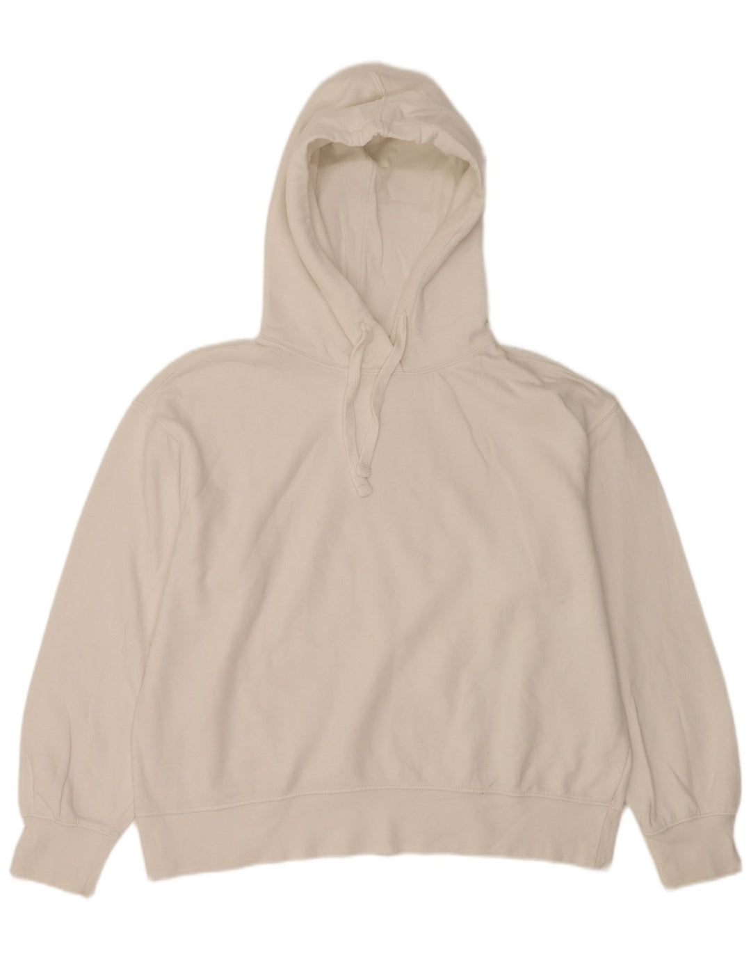 Zara Dame Oversized Hoodie Jumper UK 16 Large White