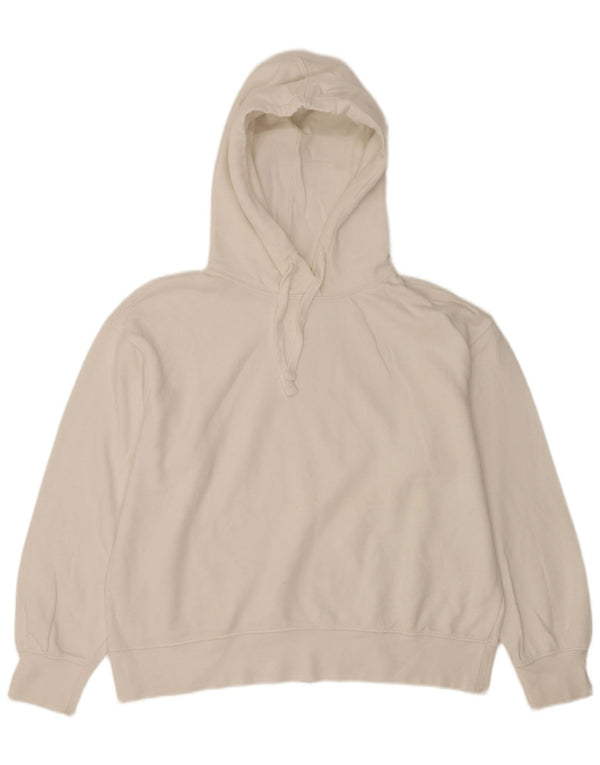 Zara Womens Oversized Hoodie Jumper UK 16 Large White