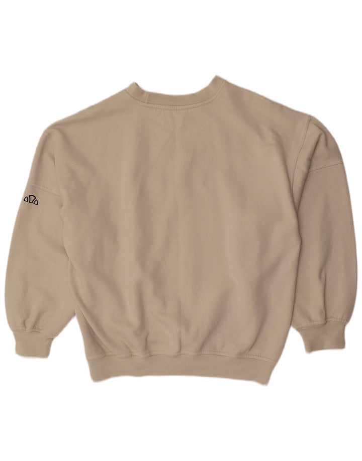Ellesse Herre Grafisk Sweatshirt Jumper Stor Beige Polyester