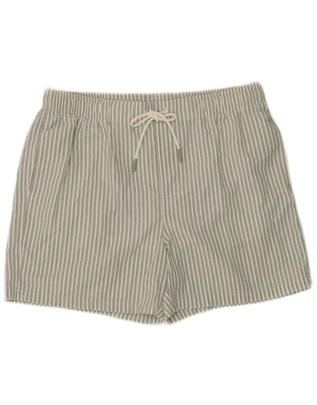 Marks & Spencer Herre Regular Fit svømmeshorts store grønstribede