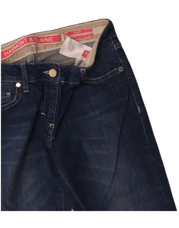 Harmont & Blaine Dame Slim Jeans IT 42 Medium W30 L30 Blå Bomuld