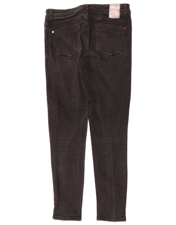 Zara Dame Skinny Jeans EU 36 XS W26 L27 Sort Bomuld