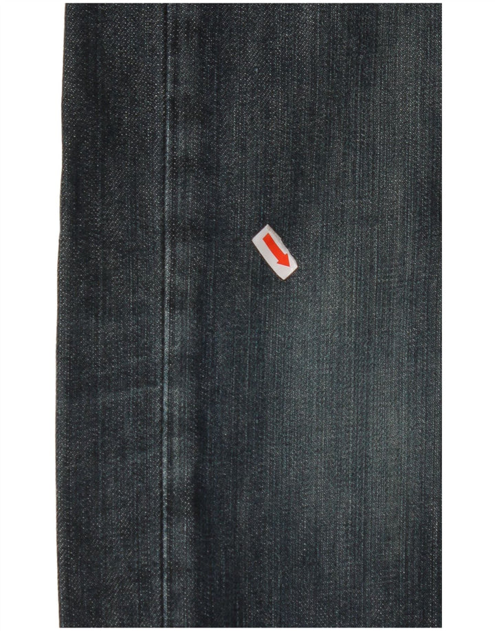 LEVI'S Herre 501 Straight Jeans W38 L34 Blå Bomuld