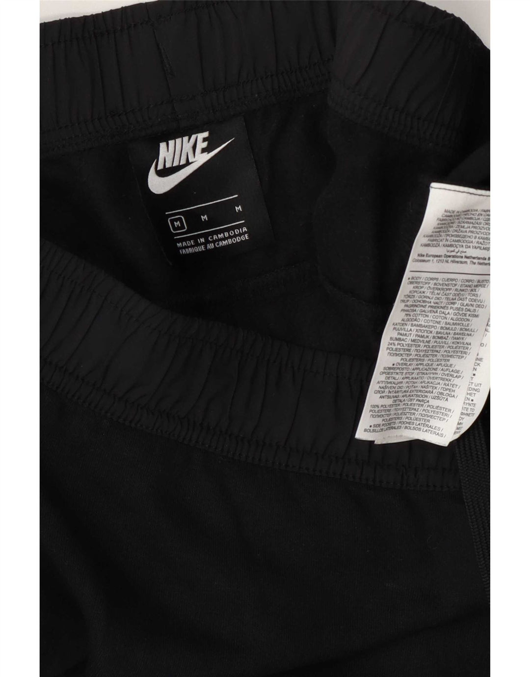 Nike Herre grafisk træningsdragt Bukser Joggers Medium Sort Bomuld
