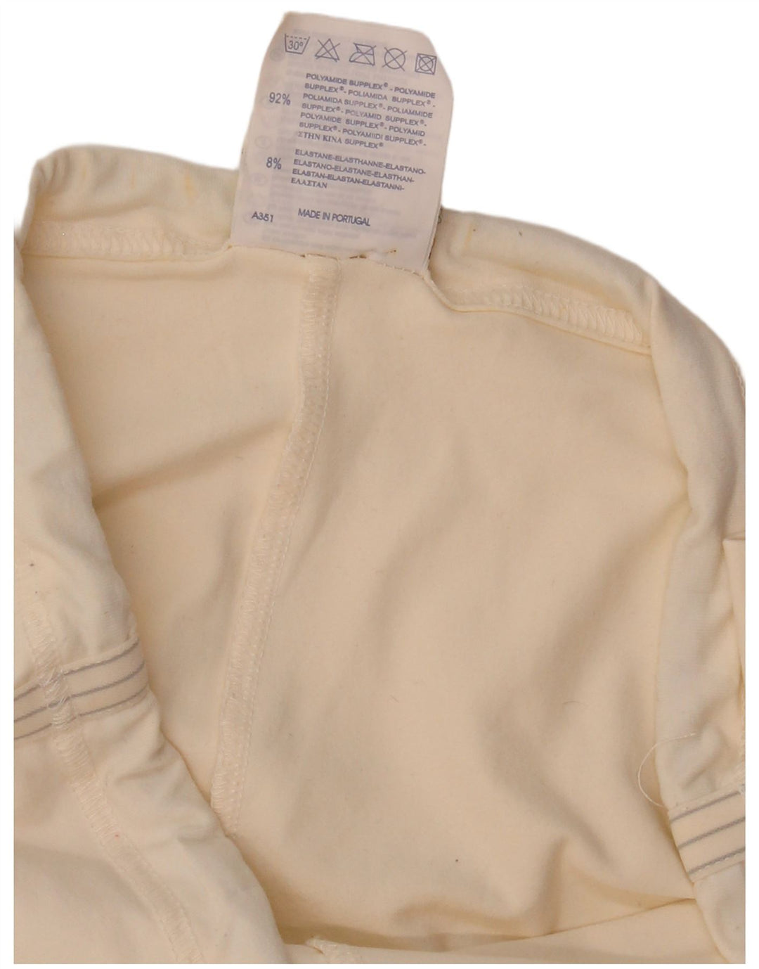 Champion Womens Flare træningsdragt Bukser UK 12 Medium Off White Polyamid