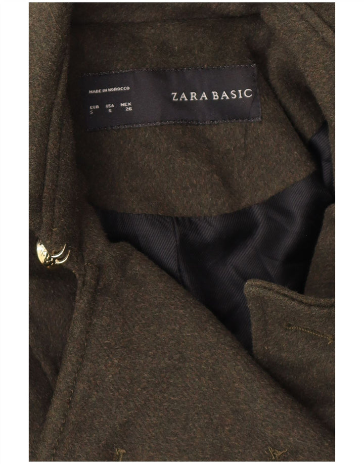 Zara Trench Coat til kvinder UK 10 Small Khaki