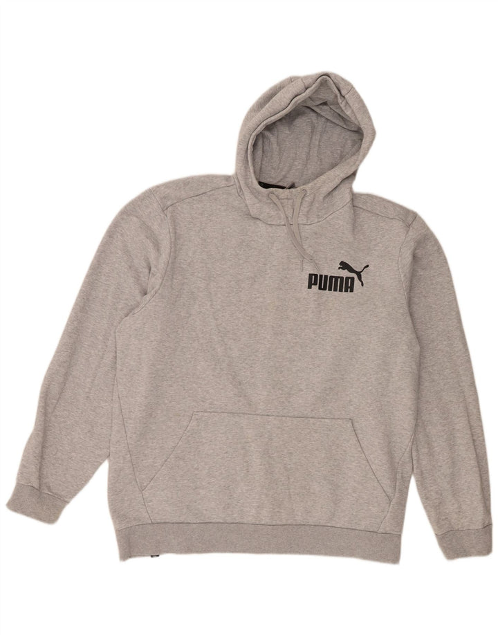 Puma Hættetrøje til mænd 2XL Grå Bomuld