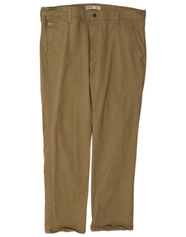 Levi's Herre Signature Slim Chino Bukser W38 L32 Khaki Bomuld