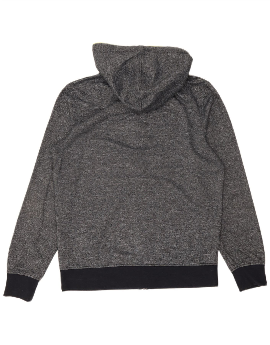 Jack & Jones Hættetrøje med lynlås til mænd mellemgrå flækket bomuld