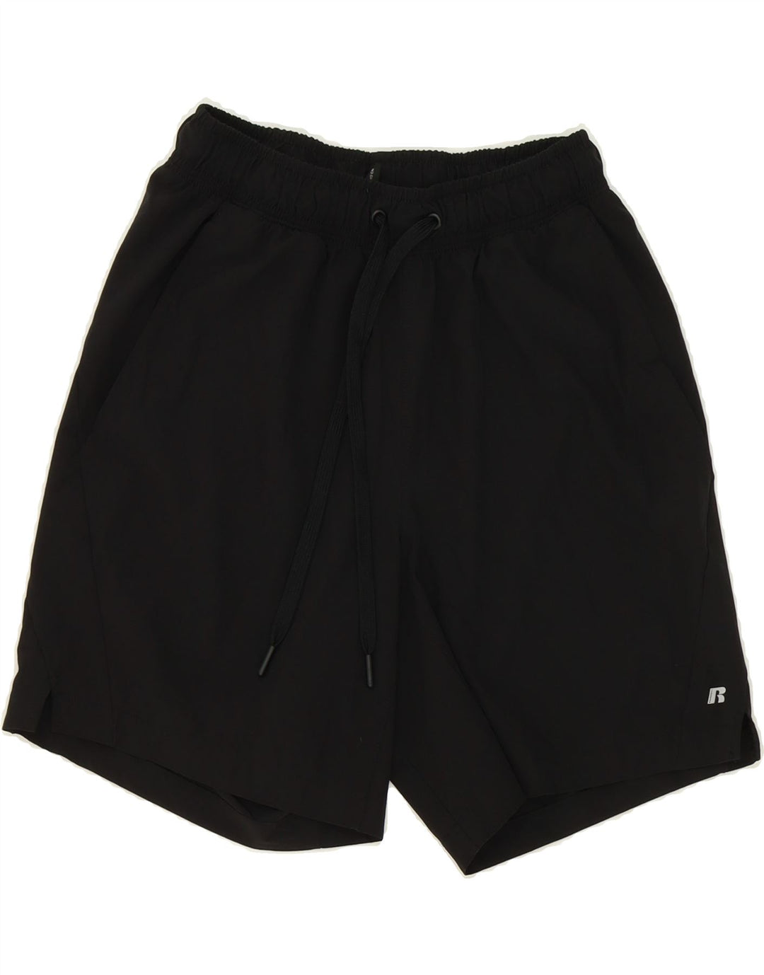 RUSSEL Mens Sport Shorts Small  Black Polyester Vintage RUSSEL and Second-Hand RUSSEL from Messina Hembry 