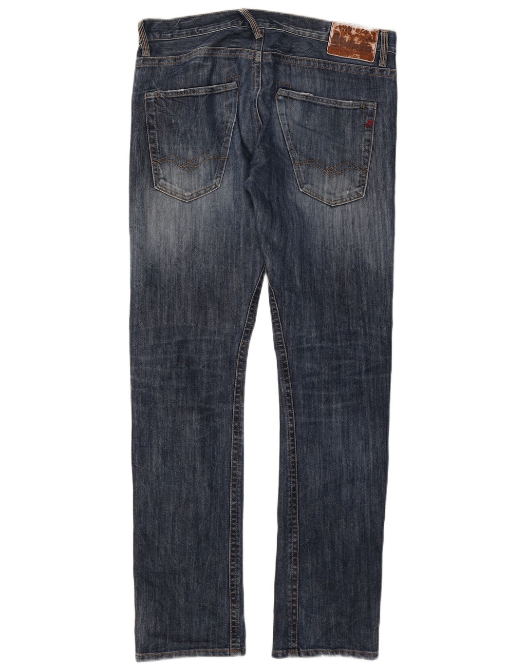 Replay Herre Slim Jeans W32 L32 Blå Bomuld