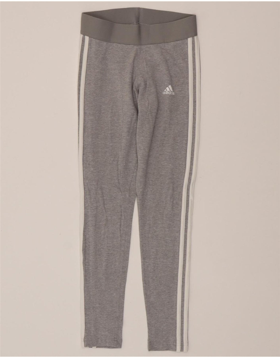 ADIDAS Dame Leggings UK 4/6 XS Grå