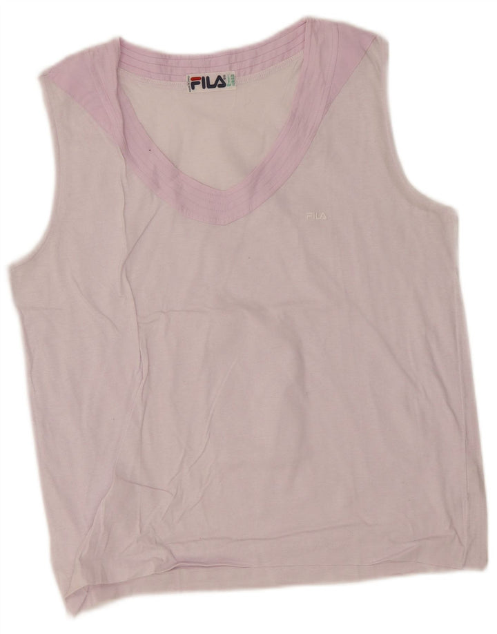 Fila Damevest Top US 12 Stor Lilla Bomuld