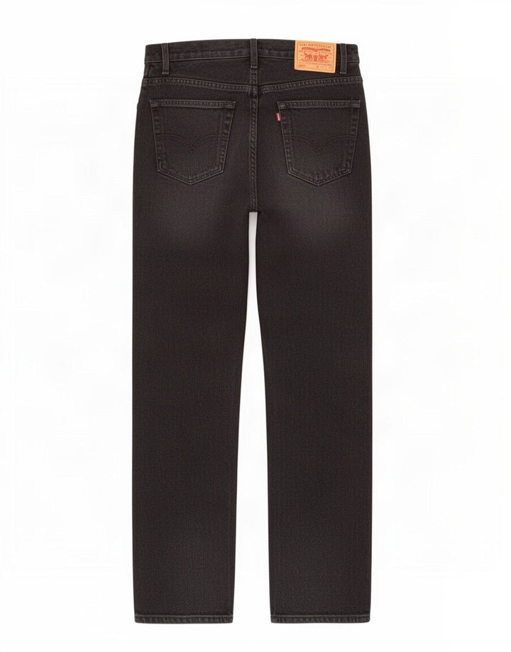 Levi's Herre 505 Straight Jeans W30 L32 Sort Bomuld