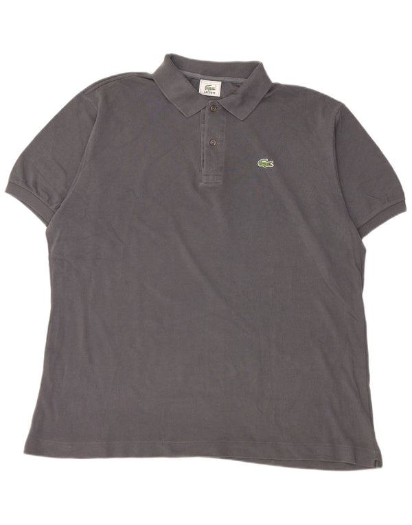 Lacoste Herre Polo Shirt Str. 7 2XL Grå Bomuld