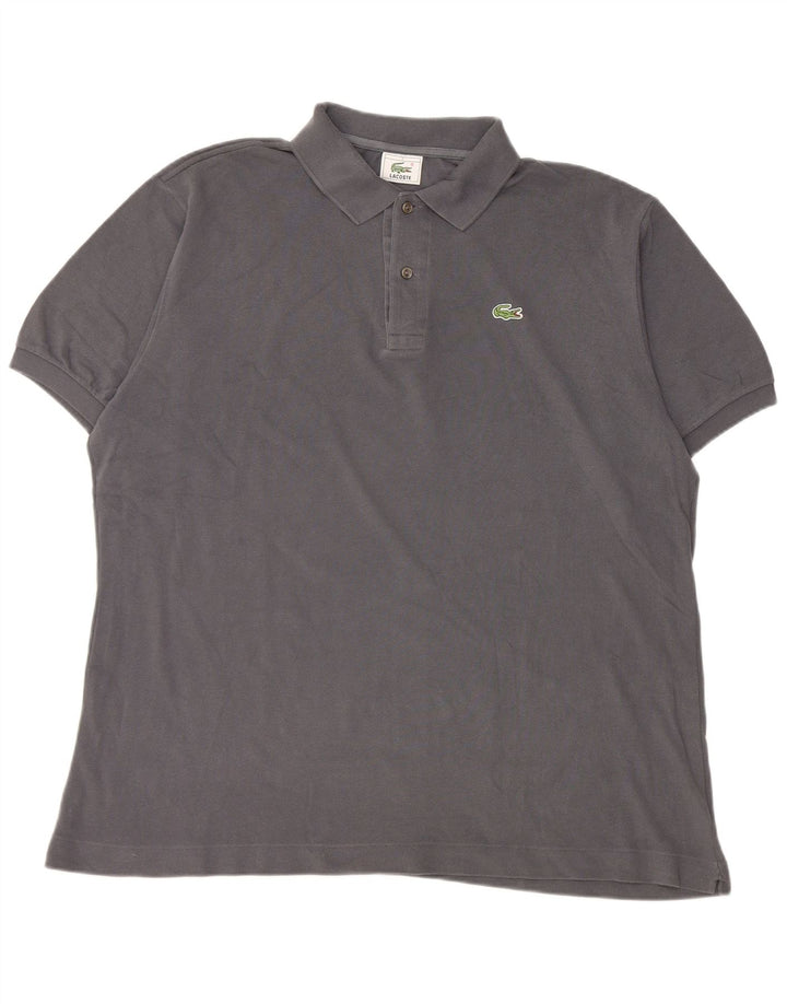 Lacoste Herre Polo Shirt Str. 7 2XL Grå Bomuld