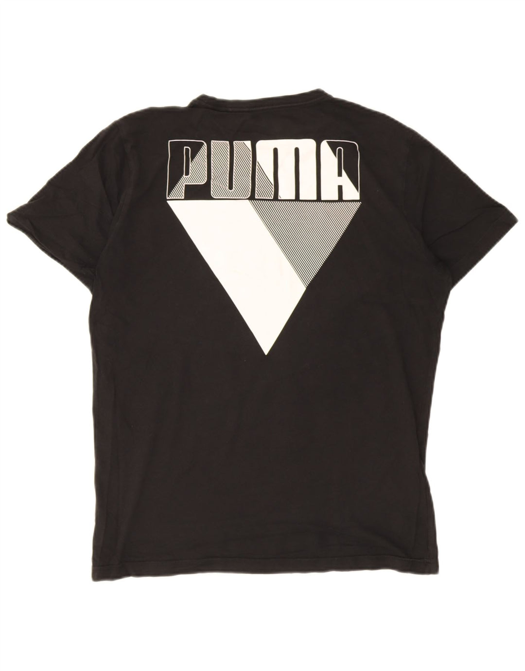Puma Herre Grafisk T-Shirt Top Medium Sort