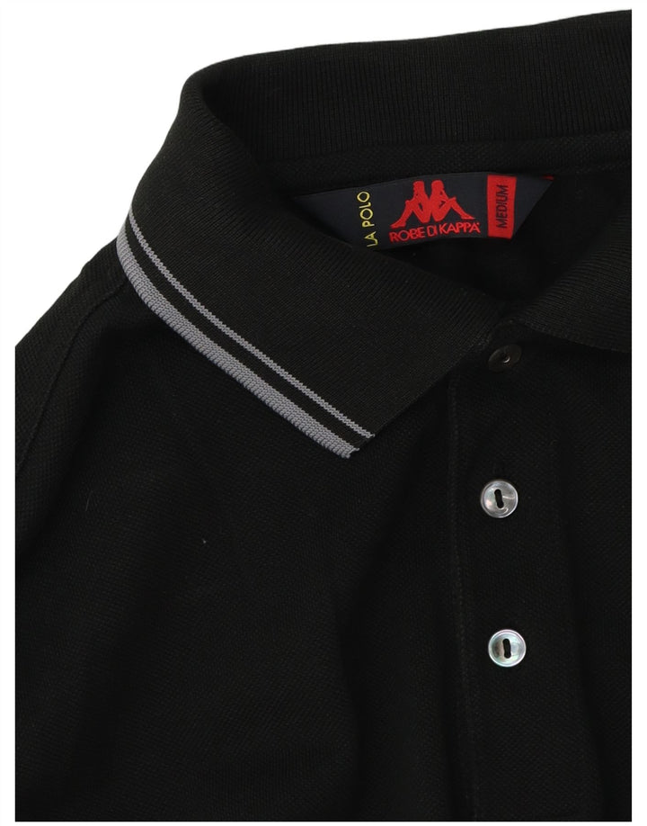 Kappa Langærmet Polo Shirt til mænd Medium Sort