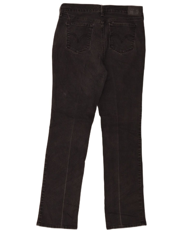 Levi's Dame 505 Straight Jeans W30 L32 Sort Bomuld
