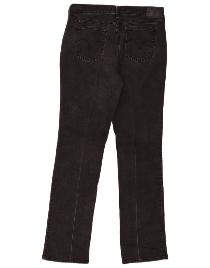 Levi's Dame 505 Straight Jeans W30 L32 Sort Bomuld