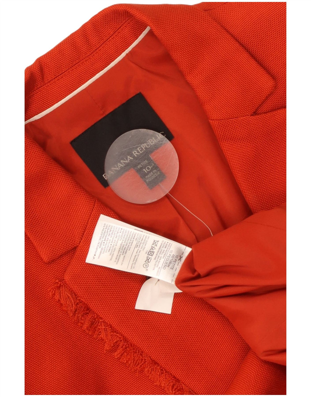 Banana Republic Womens Petite 1-knap blazerjakke UK 10 Small Orange