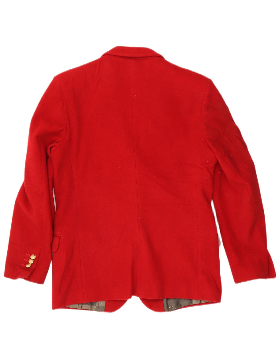 Armata Di Mare Dame 3-knaps blazerjakke IT 42 Medium Rød Uld