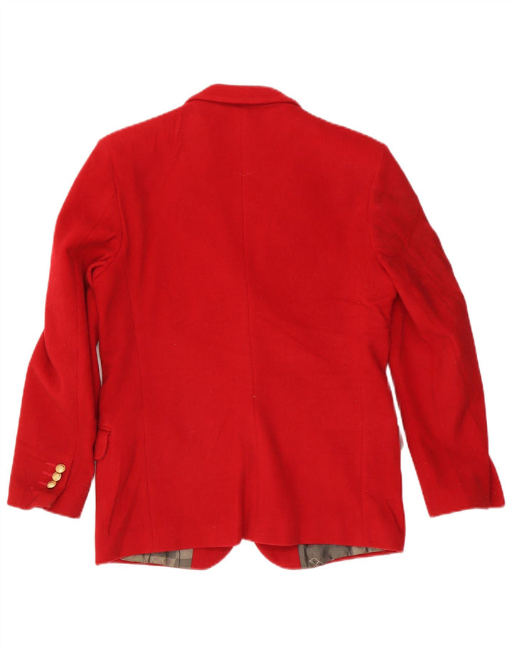 Armata Di Mare Dame 3-knaps blazerjakke IT 42 Medium Rød Uld