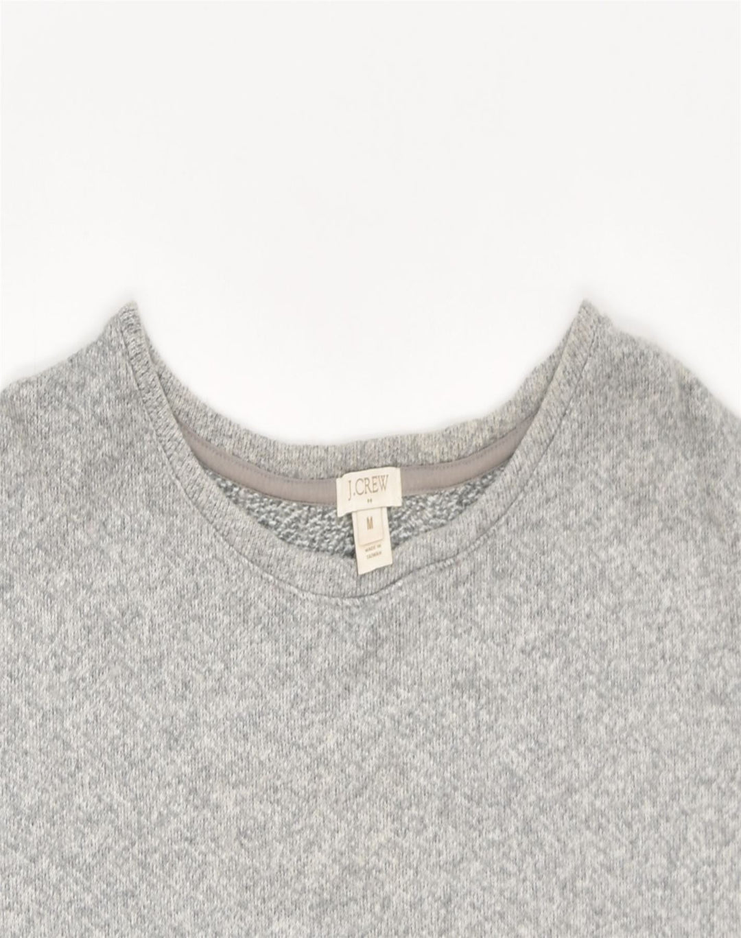 J. CREW Womens Oversized Crew Neck Jumper Sweater UK 14 Medium Beige | Vintage | Thrift | Second-Hand | Used Clothing | Messina Hembry 