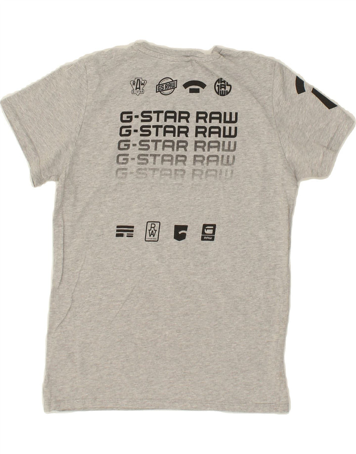G-STAR Boys Graphic T-Shirt Top 11-12 Years Grey Cotton Vintage G-Star and Second-Hand G-Star from Messina Hembry 