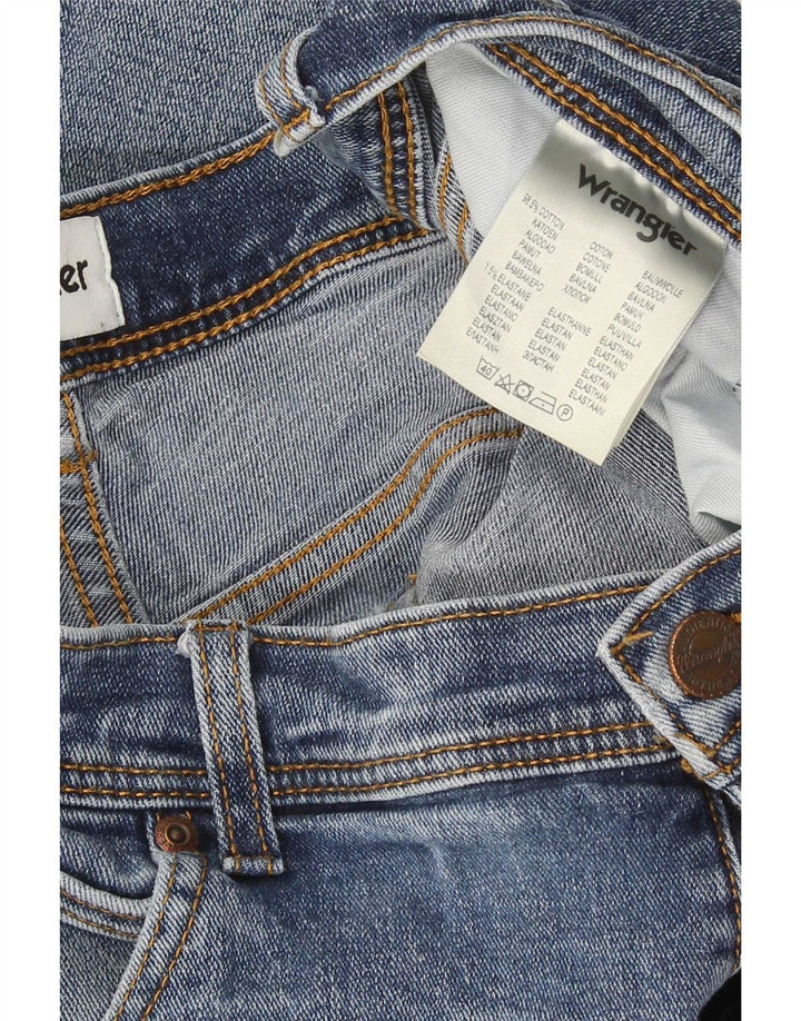 Wrangler Herre Texas Straight Jeans W38 L32 Blå Bomuld